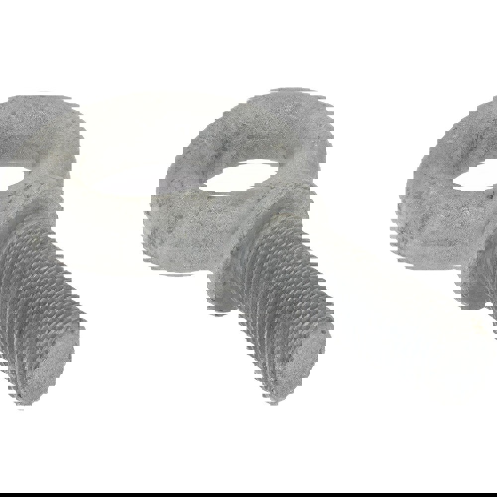 Fixed Lifting Eye Bolt: With Shoulder, 9,000 lb Capacity, 1-8 Thread, Grade C-1035 Steel